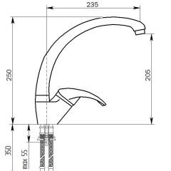 Смеситель MS-007 в Советском - sovetskiy.mebel24.online | фото 2