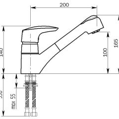 Смеситель MS-010 в Советском - sovetskiy.mebel24.online | фото 2