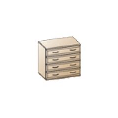 Спальня Карина композиция 5 (Снежный Ясень) в Советском - sovetskiy.mebel24.online | фото 3