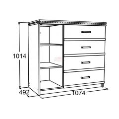 Спальный гарнитур Ольга-13 (модульный) в Советском - sovetskiy.mebel24.online | фото 14