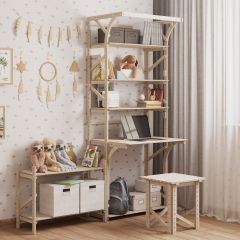 Стеллаж+стол Конструктор Арт.СRСт1-1 в Советском - sovetskiy.mebel24.online | фото 4