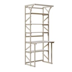 Стеллаж+стол со стойкой Конструктор Арт.СRСт2-1 в Советском - sovetskiy.mebel24.online | фото