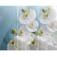 Стол Бостон-3 (Белая Орхидея) 1100/1420*700, опора Брифинг в Советском - sovetskiy.mebel24.online | фото 2
