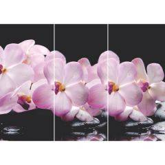 Стол Бостон-3 (Розовая Орхидея) 1100/1420*700, опора Брифинг в Советском - sovetskiy.mebel24.online | фото 2
