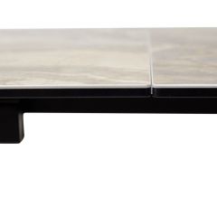 Стол IVAR 180 MARBLES KL-80 Серый мрамор, итальянская керамика, ®DISAUR в Советском - sovetskiy.mebel24.online | фото 2