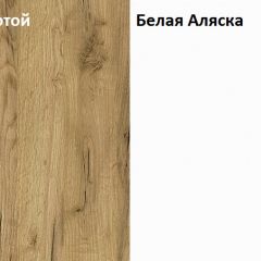 Стол компьютерный 12.71 Комфорт (Дуб Золотой CRAFT, Белая Аляска) в Советском - sovetskiy.mebel24.online | фото 4