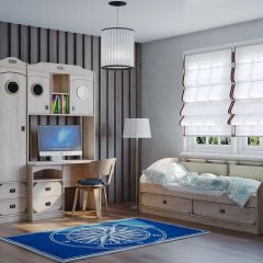 Стол письменный с надстройкой НКМ Мираж-1 + Иллюминатор в Советском - sovetskiy.mebel24.online | фото 4