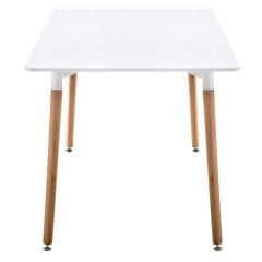 Стол деревянный Table 110 white / wood в Советском - sovetskiy.mebel24.online | фото 4