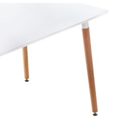 Стол деревянный Table 110 white / wood в Советском - sovetskiy.mebel24.online | фото 5