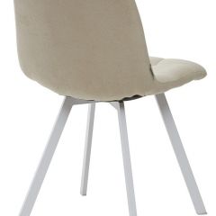 Стул CHILLI SQUARE UF860-01B бежевый, ткань/ белый каркас М-City в Советском - sovetskiy.mebel24.online | фото 2