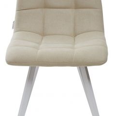 Стул CHILLI SQUARE UF860-01B бежевый, ткань/ белый каркас М-City в Советском - sovetskiy.mebel24.online | фото 3