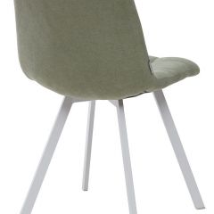Стул CHILLI SQUARE UF860-11B мятный, ткань/ белый каркас М-City в Советском - sovetskiy.mebel24.online | фото 2