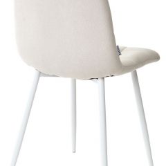 Стул CHILLI UF860-01B бежевый, ткань/белый каркас М-City в Советском - sovetskiy.mebel24.online | фото 2