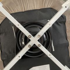 Стул MAVERICK 360 град. поворот. BLUVEL-40 BEIGE/ белый каркас, М-City в Советском - sovetskiy.mebel24.online | фото 5
