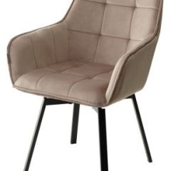 Стул MAVERICK 360 град. поворот. BLUVEL-40 BEIGE/ черный каркас, М-City в Советском - sovetskiy.mebel24.online | фото