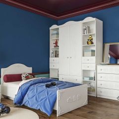KI-KI ТД400.1 Тумба (белый/белое дерево) в Советском - sovetskiy.mebel24.online | фото 2
