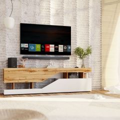 Тумба под ТВ НКМ Дубай секция №4 в Советском - sovetskiy.mebel24.online | фото 3