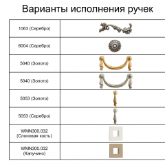 Тумба прикроватная Тиффани Premium слоновая кость/золото (ТФТП-1(П) в Советском - sovetskiy.mebel24.online | фото 2