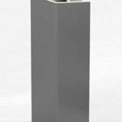 Угловое соединение для цоколя 135 гр. h150 мм (Алюминий, Белый, Черный, Сономаый) в Советском - sovetskiy.mebel24.online | фото