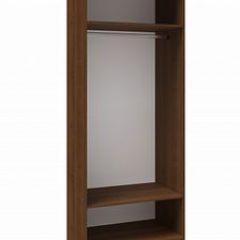ВЕСТА ВГШ-1 Шкаф платяной МДФ Орех Донской в Советском - sovetskiy.mebel24.online | фото 2