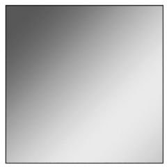 Зеркало Corsica 600х600 black без подсветки Sansa (SB1064Z) в Советском - sovetskiy.mebel24.online | фото 1