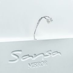 Зеркало Gia 75 white с подсветкой Sansa (SGa1044Z) в Советском - sovetskiy.mebel24.online | фото 5