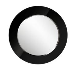 Зеркало круглое черный (РМ/02) в Советском - sovetskiy.mebel24.online | фото 1
