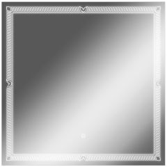 Зеркало Паликир 700х700 с подсветкой Домино (GL7051Z) в Советском - sovetskiy.mebel24.online | фото 1