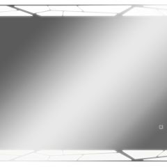 Зеркало Сеул 1000х700 с подсветкой Домино (GL7029Z) в Советском - sovetskiy.mebel24.online | фото 1