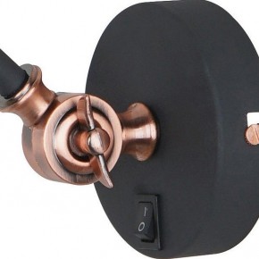 Бра Arte Lamp Braccio A2054AP-1BK в Советском - sovetskiy.mebel24.online | фото
