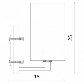 Бра Divinare Porta 5933/01 AP-1 в Советском - sovetskiy.mebel24.online | фото 3
