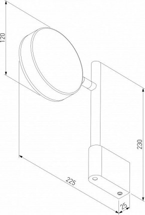 Бра Elektrostandard Tobi a064593 в Советском - sovetskiy.mebel24.online | фото 3