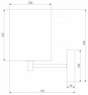 Бра Eurosvet Brume 60174/1 латунь в Советском - sovetskiy.mebel24.online | фото 5