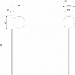 Бра Eurosvet Fredo 40033/1 латунь в Советском - sovetskiy.mebel24.online | фото 3