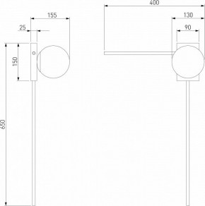 Бра Eurosvet Fredo 40034/1 латунь в Советском - sovetskiy.mebel24.online | фото 4