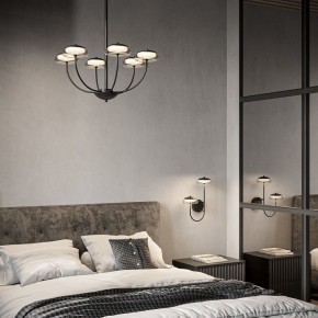 Бра Eurosvet Fungo 50388/2 LED черный в Советском - sovetskiy.mebel24.online | фото 2
