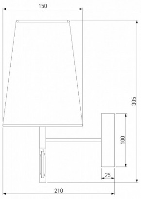 Бра Eurosvet Milazzo 60137/1 золото в Советском - sovetskiy.mebel24.online | фото 3