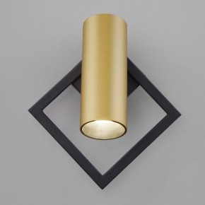 Бра Eurosvet Turro 20091/1 LED черный/ золото в Советском - sovetskiy.mebel24.online | фото 4
