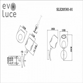 Бра EVOLUCE Besano SLE205301-01 в Советском - sovetskiy.mebel24.online | фото 7