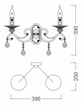 Бра Maytoni Grace ARM247-02-G в Советском - sovetskiy.mebel24.online | фото 4
