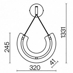 Бра Maytoni Maya P091WL-L18G3K1 в Советском - sovetskiy.mebel24.online | фото 4