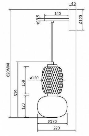 Бра Maytoni Pattern MOD267WL-L18G3K в Советском - sovetskiy.mebel24.online | фото 4