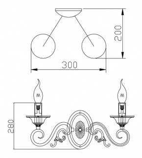 Бра Maytoni Perla ARM337-02-R в Советском - sovetskiy.mebel24.online | фото 4