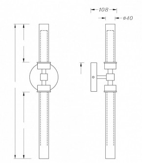 Бра Maytoni Stelo MOD116WL-L7B3K в Советском - sovetskiy.mebel24.online | фото 3