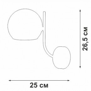 Бра Vitaluce V39570 V39570-8/1A в Советском - sovetskiy.mebel24.online | фото 2