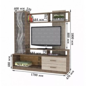 ДАРЬЯ Гостиная (Крафт серый/Крафт белый) в Советском - sovetskiy.mebel24.online | фото 8
