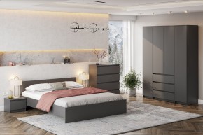 ДЕНВЕР Тумба прикроватная (Графит серый) в Советском - sovetskiy.mebel24.online | фото 4