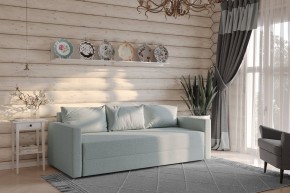 Диван-кровать Вало мятно-серый, ткань рогожка в Советском - sovetskiy.mebel24.online | фото 2