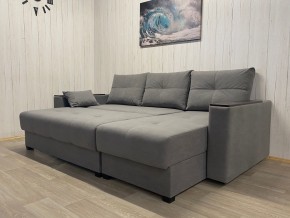 Диван угловой Комфорт-3 (НПБ+МДФ) велюр Galaxy Lite 26 в Советском - sovetskiy.mebel24.online | фото 3