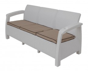 Диван Yalta Premium Sofa 3 Set (Ялта) белый (+подушки под спину) в Советском - sovetskiy.mebel24.online | фото 1